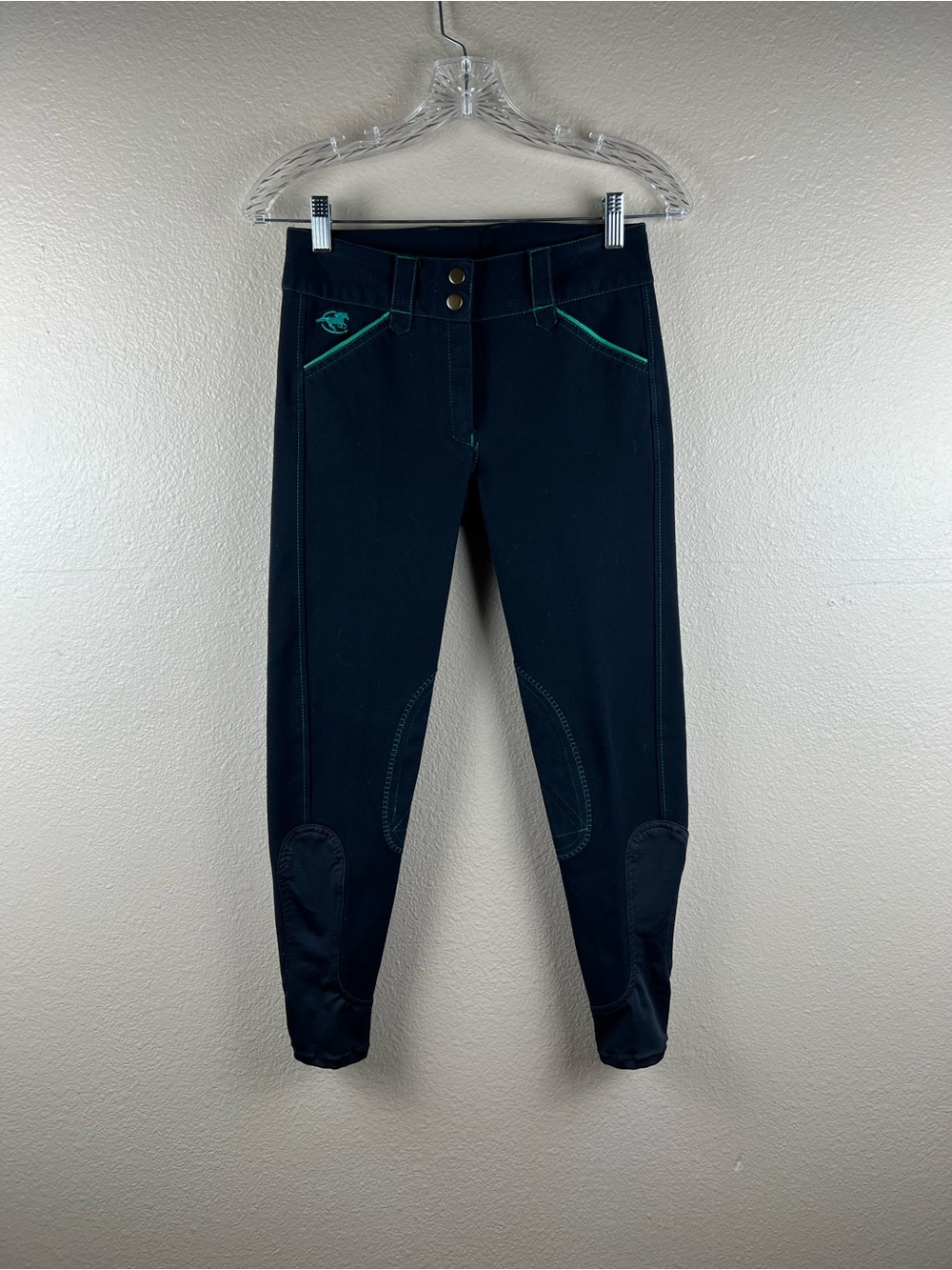 Piper by SmartPak Navy Teal Riding Breeches 24R